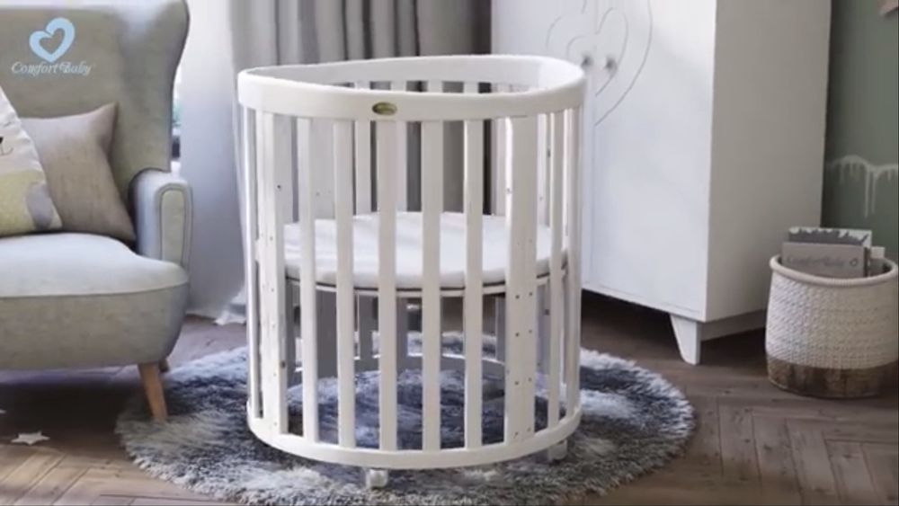 Pătuț copii Comfort Baby Smart Grow 7 în 1 – stare foarte bună