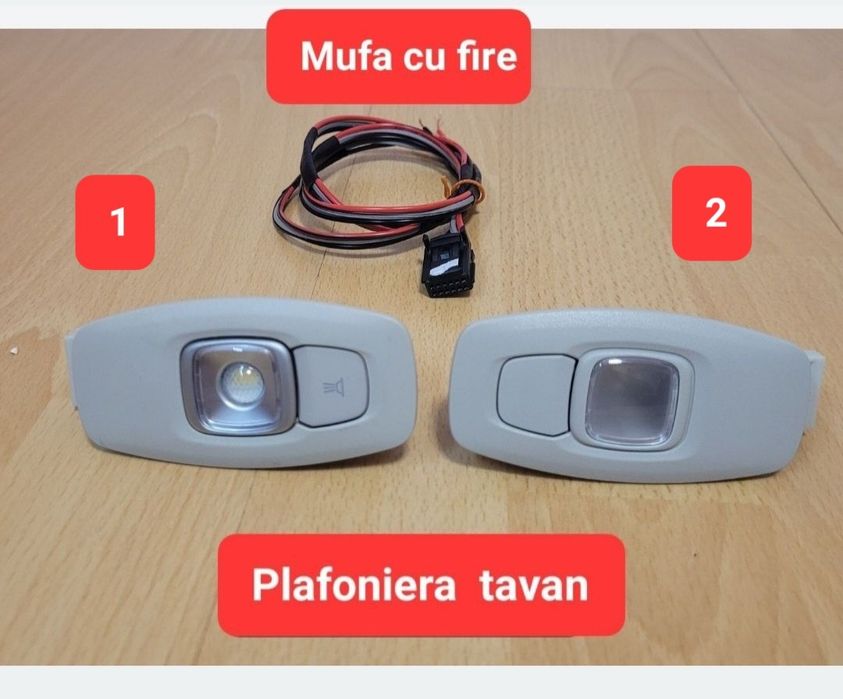 Mufe Oem,Priza Usb,Plafoniera tavan,Lampa torpedou gama Dacia