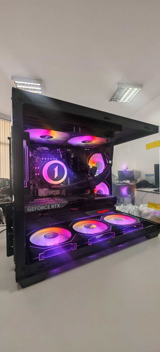 Мощнo Геймърско РС Intel I7 13700F/32Gb D5/1TB SSD/GB 4060TI/Гаранция