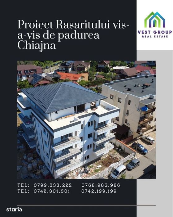 Apartament 3 camere + Curte langa Padurea Chiajna Militari