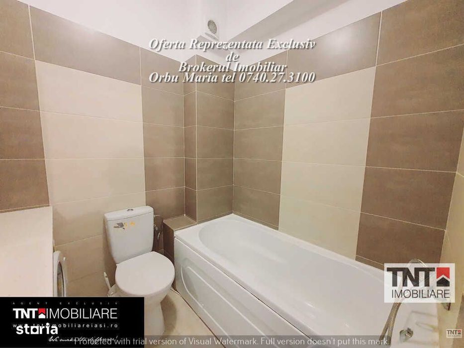 ULTRA-CENTRAL Apartament 2 Camere Open-Space Bloc Nou  Zona Palas