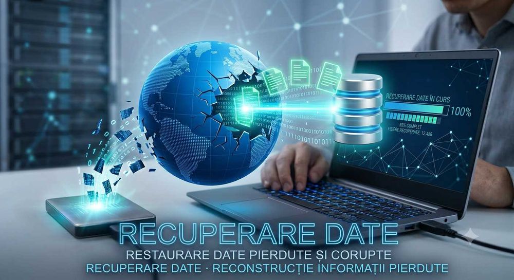 Recuperare Date Card, HDD, SSD, USB, Poze, Video, Documente Pierdute
