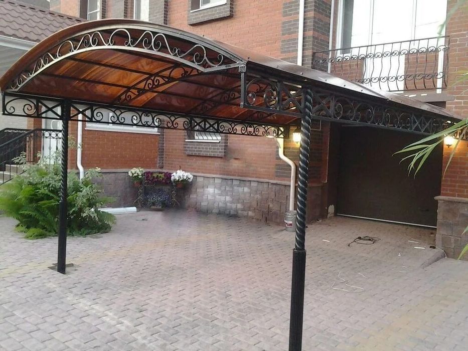 Откатные ворота и навесы.