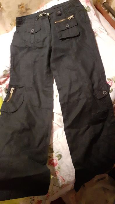Новые  Модные льняные брючки.размер 46.