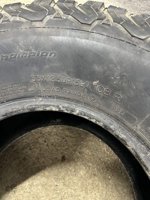 Балон бу 33х12 50R 15LT.   108R