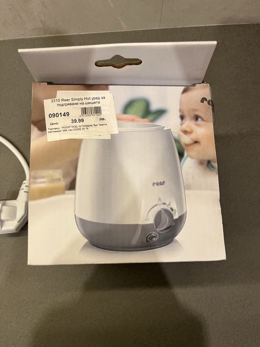 Уред за затопляне на шишета/бурканчета с храна/вода/АМ Reer Simply Hot