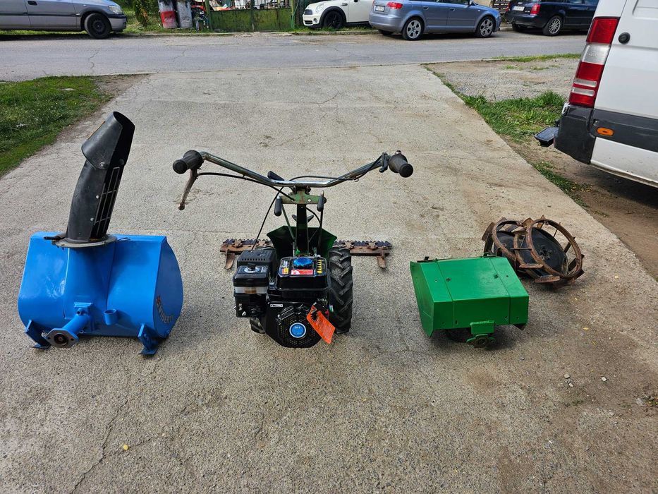 Италянска Палцова Косачка/МОТОБЛОК. 3 В 1. Нов Двигател. ПЕРФЕКТНА.