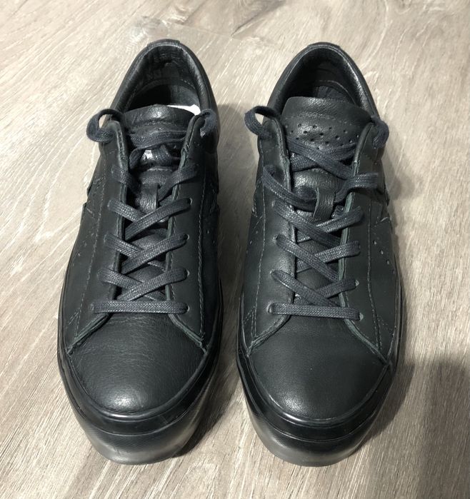 Tenisi talpa inalta converse all star din piele 37,5 conversi 37,5