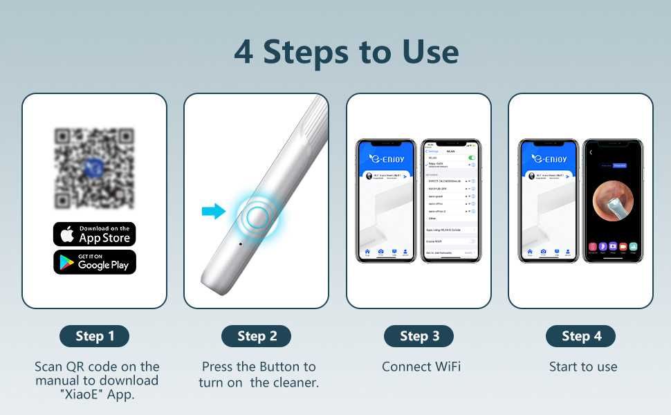 Смарт WiFi отоскоп Sheealthub