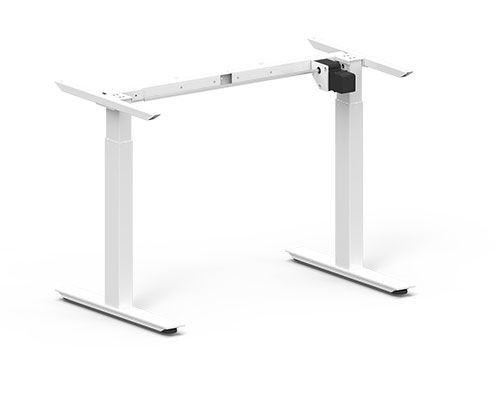 Showroom cu birouri reglabile electric pe inaltime 1 MOTOR, 2 MOTOARE