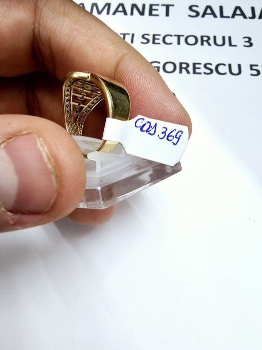 Vand inel dama din aur 14 k 4.83 g cod 369