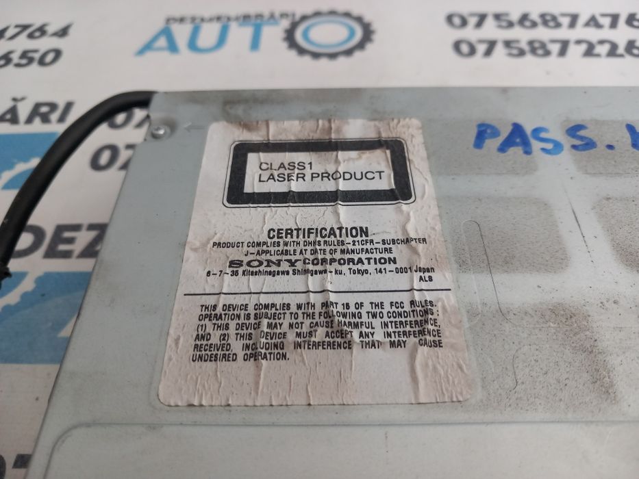 magazie cd vw  Passat b6 2006