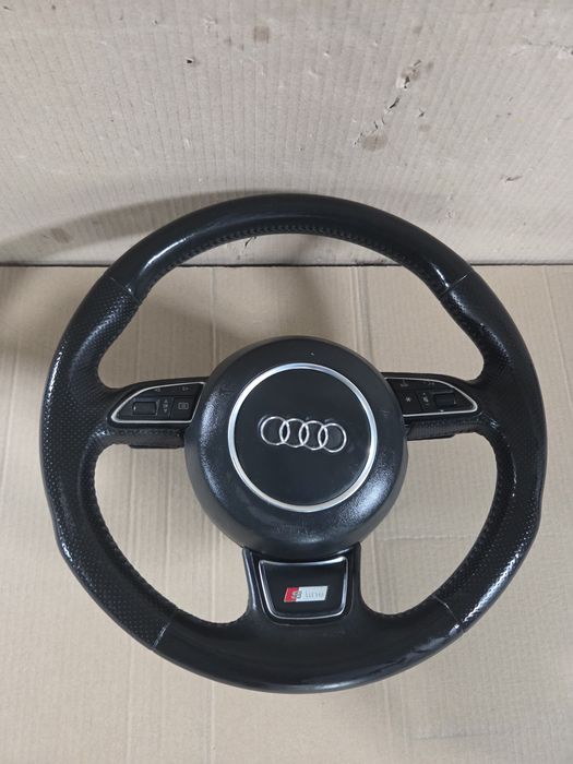Volan S Line Audi A6 C7 A7 complet cu Air Bag si padele