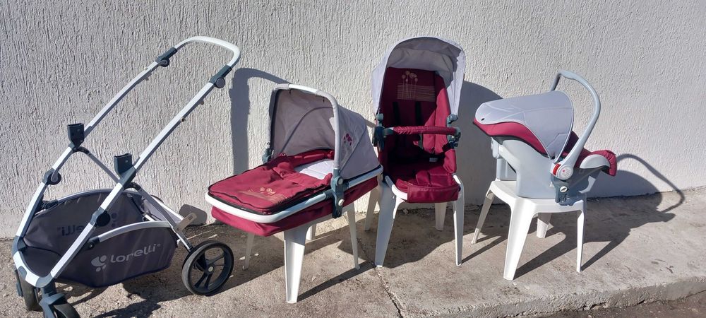 Детска количка от 4 части