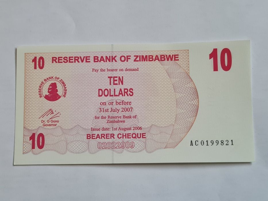 Евтини Банкноти от Зимбабве. UNC