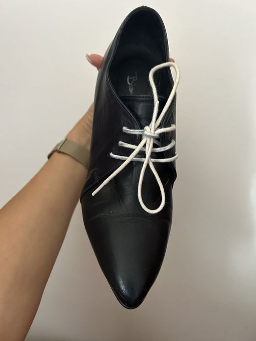 Обувки Bianki естествена кожа