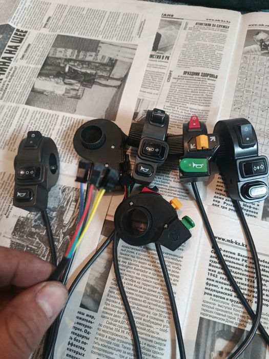 Переключатель 3 в 1 для электровелосипеда