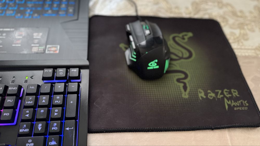 Срочнооо ASUS TUF Gaming A17 ( + клавиатура, коврик и мышь )