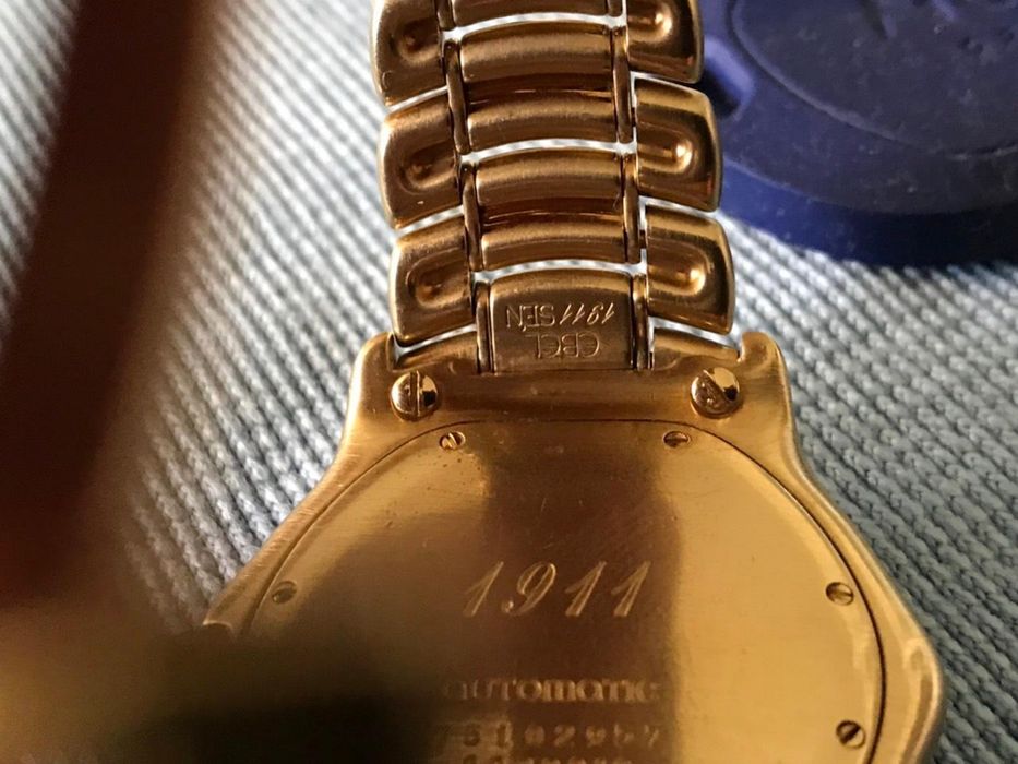 Часовник злато диаманти перлен  18 карата масивен EBEL златен