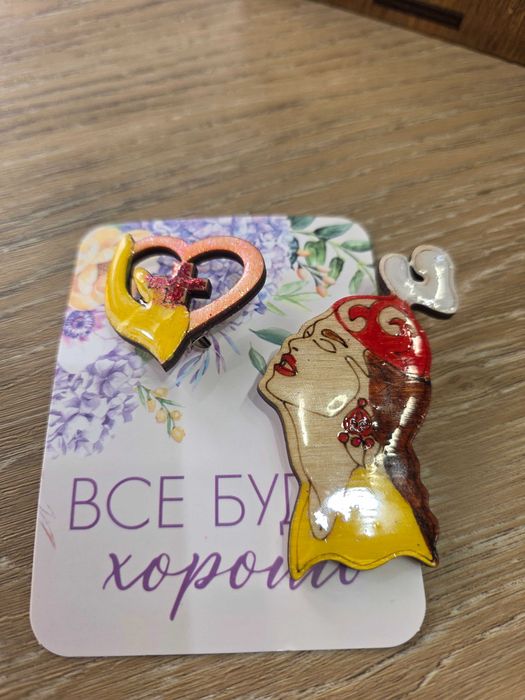 Этно брошь,ручной работы