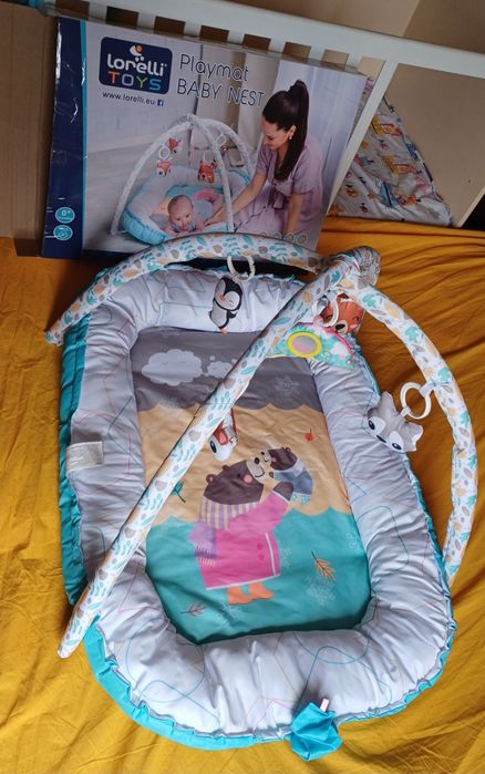 Бебешка активна гимнастика и гнездо -2в1, Lorelli