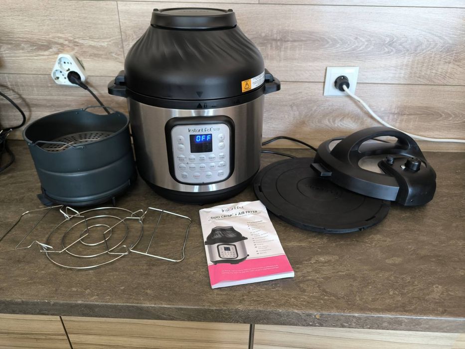 Комбиниран мултикукър с еърфрайър instant pot duo crisp