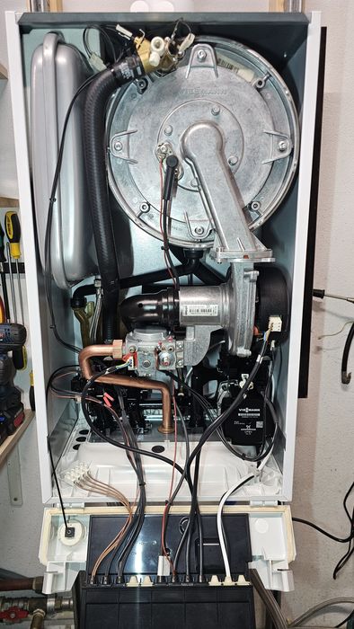 Centrală termică în condensare Wismann 35kw, cu garanție!