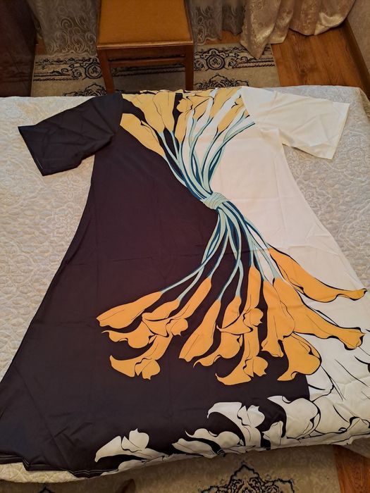 Продаётся платье бохо,размер 54-60.ткань вискоза.