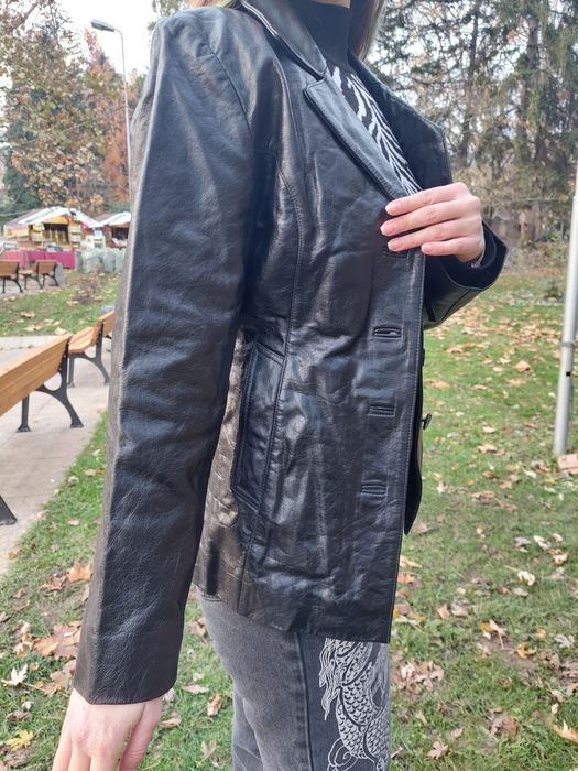 Яке от естествена кожа KAVERI