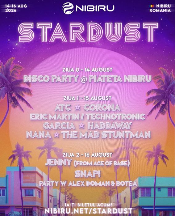 2 abonamente VIP Nibiru Stardust – 3 zile
