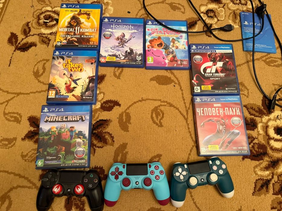 Ps4 slim на 1 терабайт