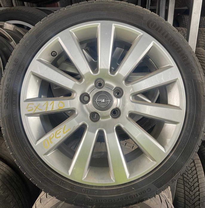 Jante aliaj R18 Opel 5X110 7,5Jx18H2 ET41 anvelope de vara 225 45 R18