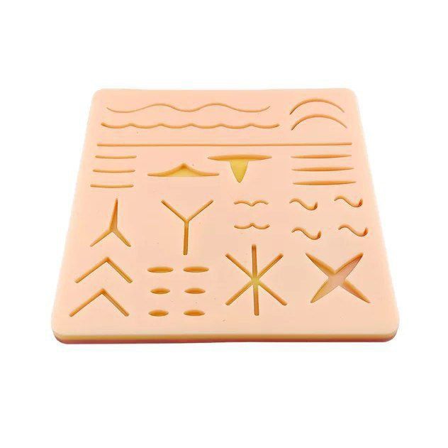 Силиконовый коврик для хирургических швов, тренажёр для студентов