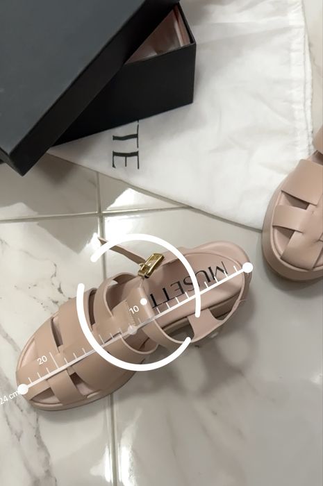 Сандали цвят пудра Musette