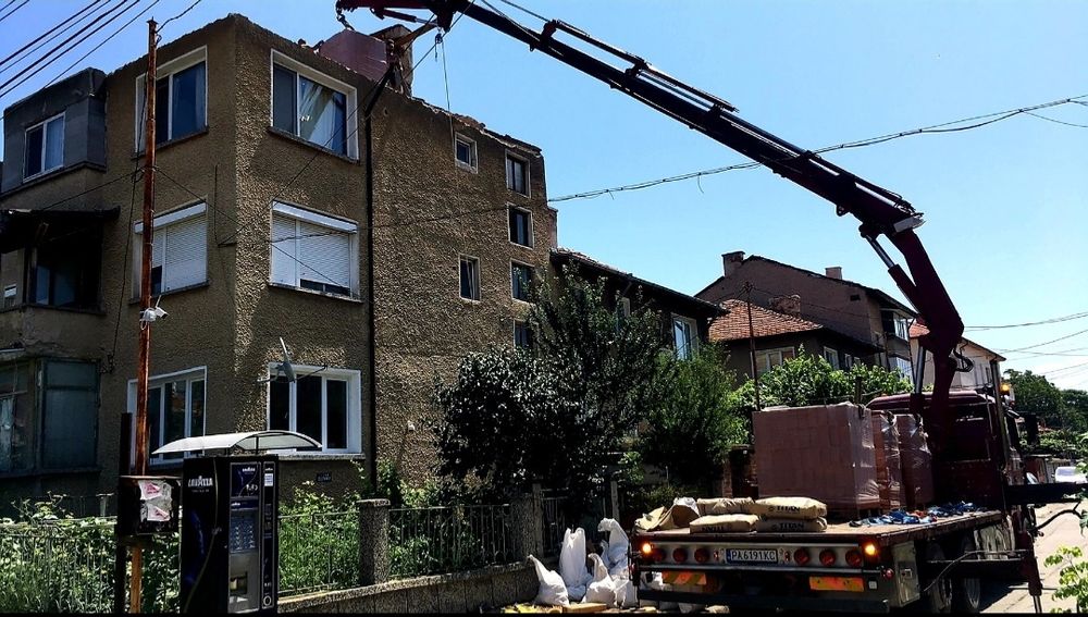 Камион с кран 21 м. Пазарджик. Транспортни услуги.Автокран