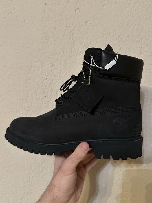 Black timberland boots, ботуши
