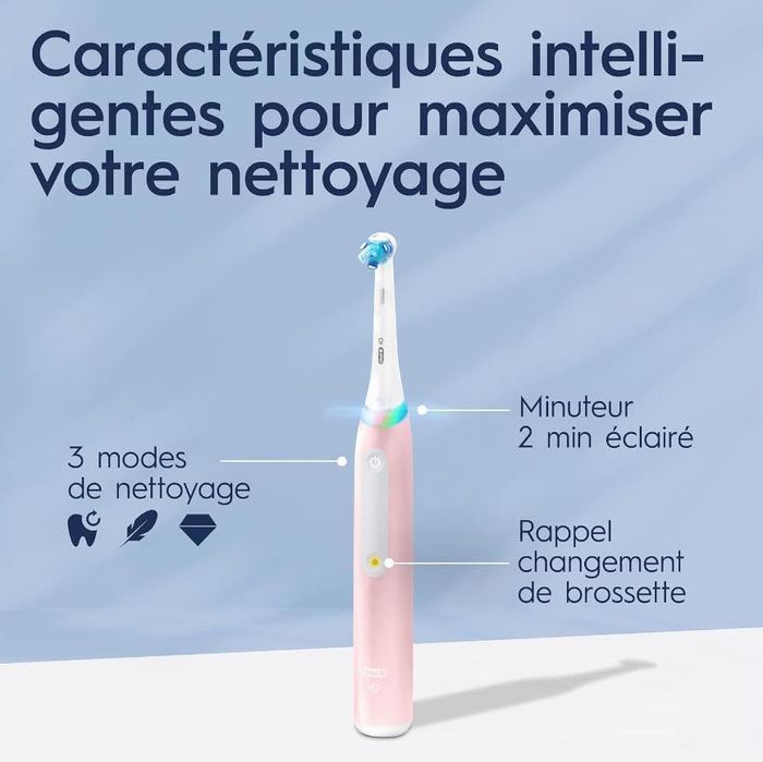 Periuta de dinti electric, Oral-B iO Series 3S Brush Pink, Roz,sigilat