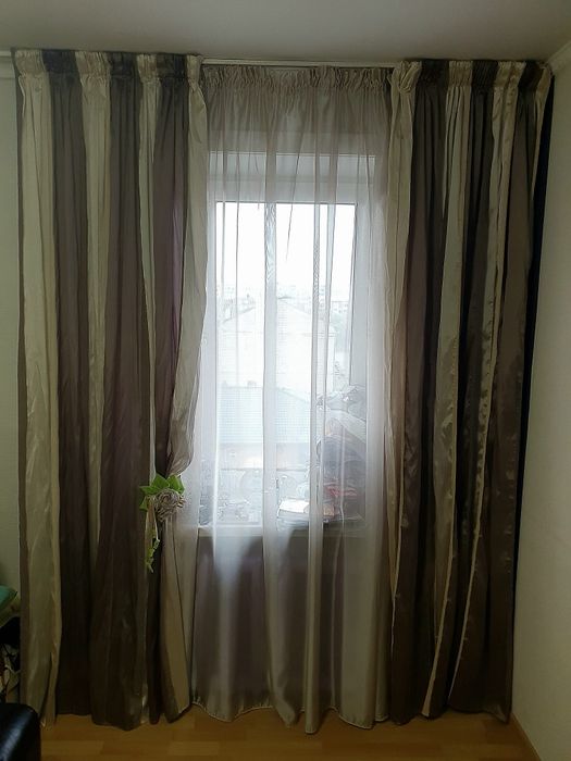 Продам шторы с тюлью