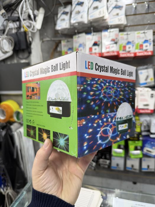 Светодиодный шар акустика Magic Ball / Доставка 24/7