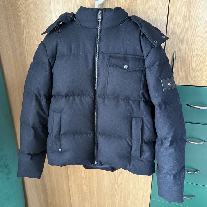 Geaca lana si puf tommy hilfiger nou-nouta - model foarte rar