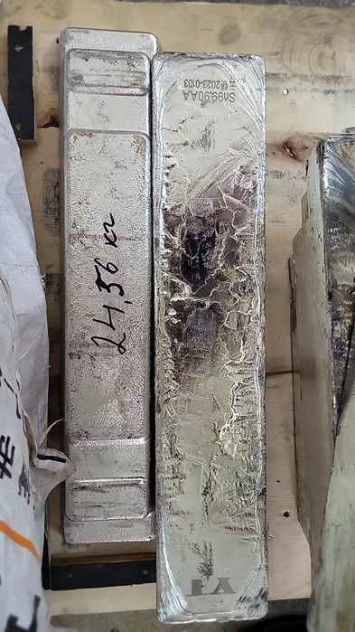 Олово qala'y чистое, О-1 ПЧ в слитке