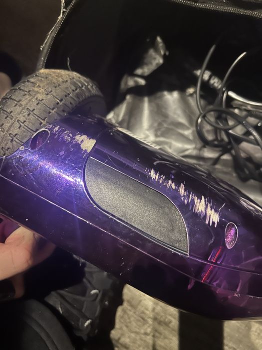 Hoverboard purple cu lumini si bluetooth