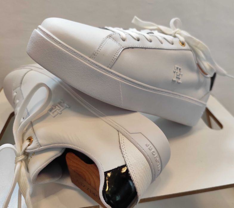 Pantofi sport casual 40 premium Tommy Hilfiger NOI piele naturala moal