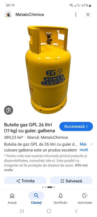 butelie aragaz guler