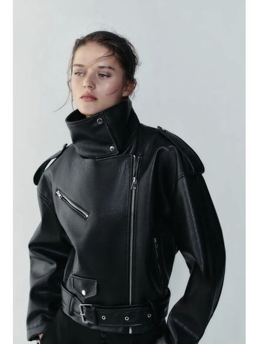 Zara,Bershka ,Pull and Bear leather яке