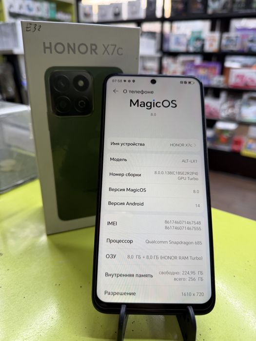 Honor X7c 256gb