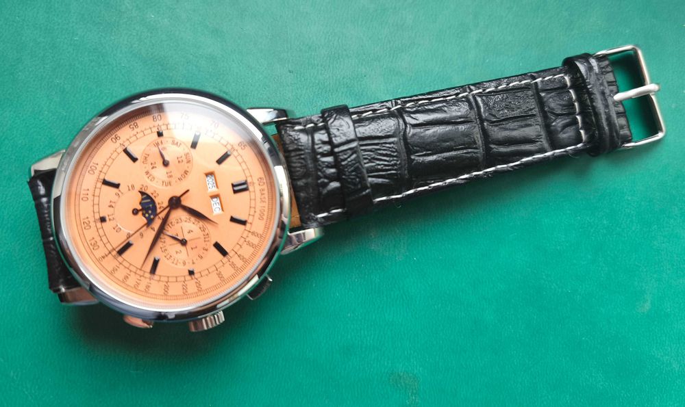 Ceas Mecanic Automatic Calendar & Moon Phase (NOU, impecabil)