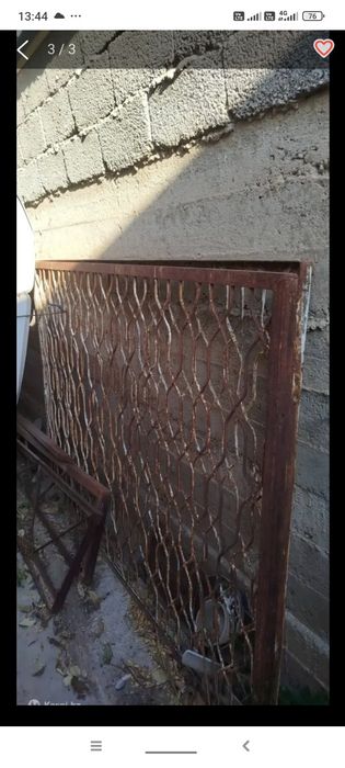 Железные решетки все б/ у