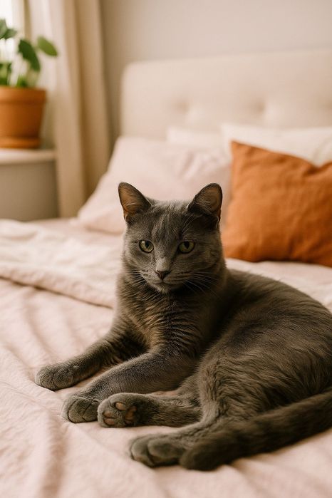 Отдам котика, очень ласковый.