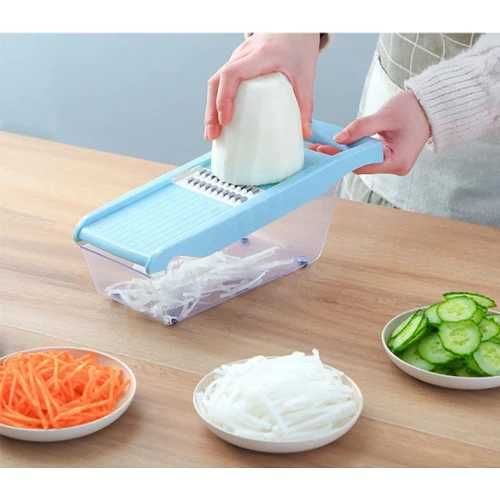 Мултифункционално кухненско ренде 7в1 с предпазител за ръце